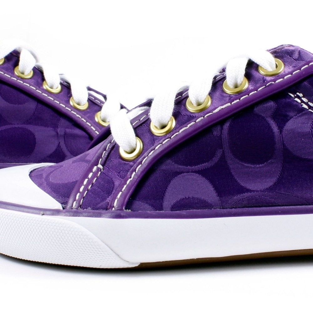COPY - coach purple tennis shoes